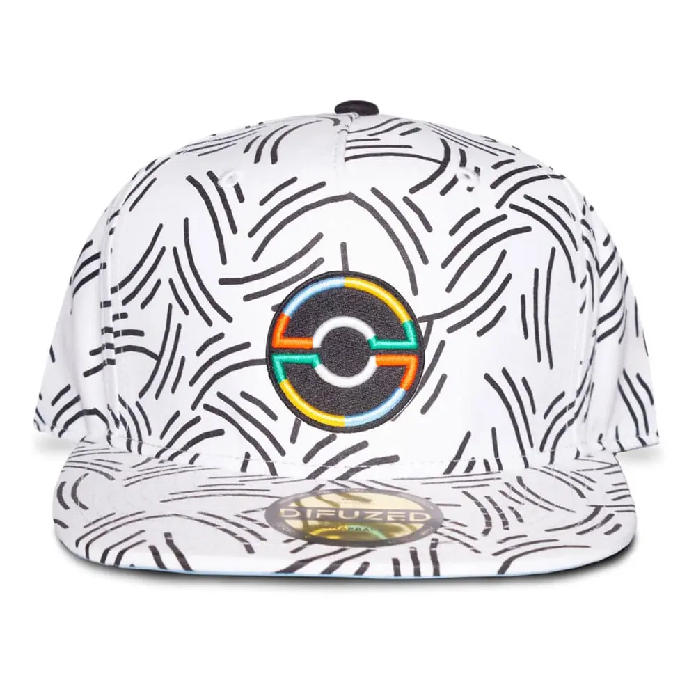 Șapcă Pokemon Snapback Pokeball albă poza produsului