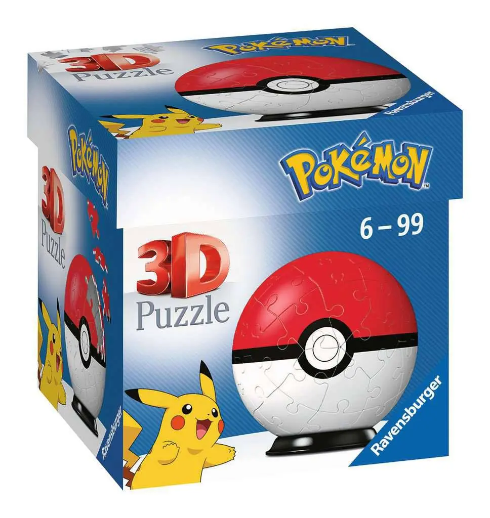 Pokémon 3D Puzzle Pokéballs: Classic (55 piese) poza produsului