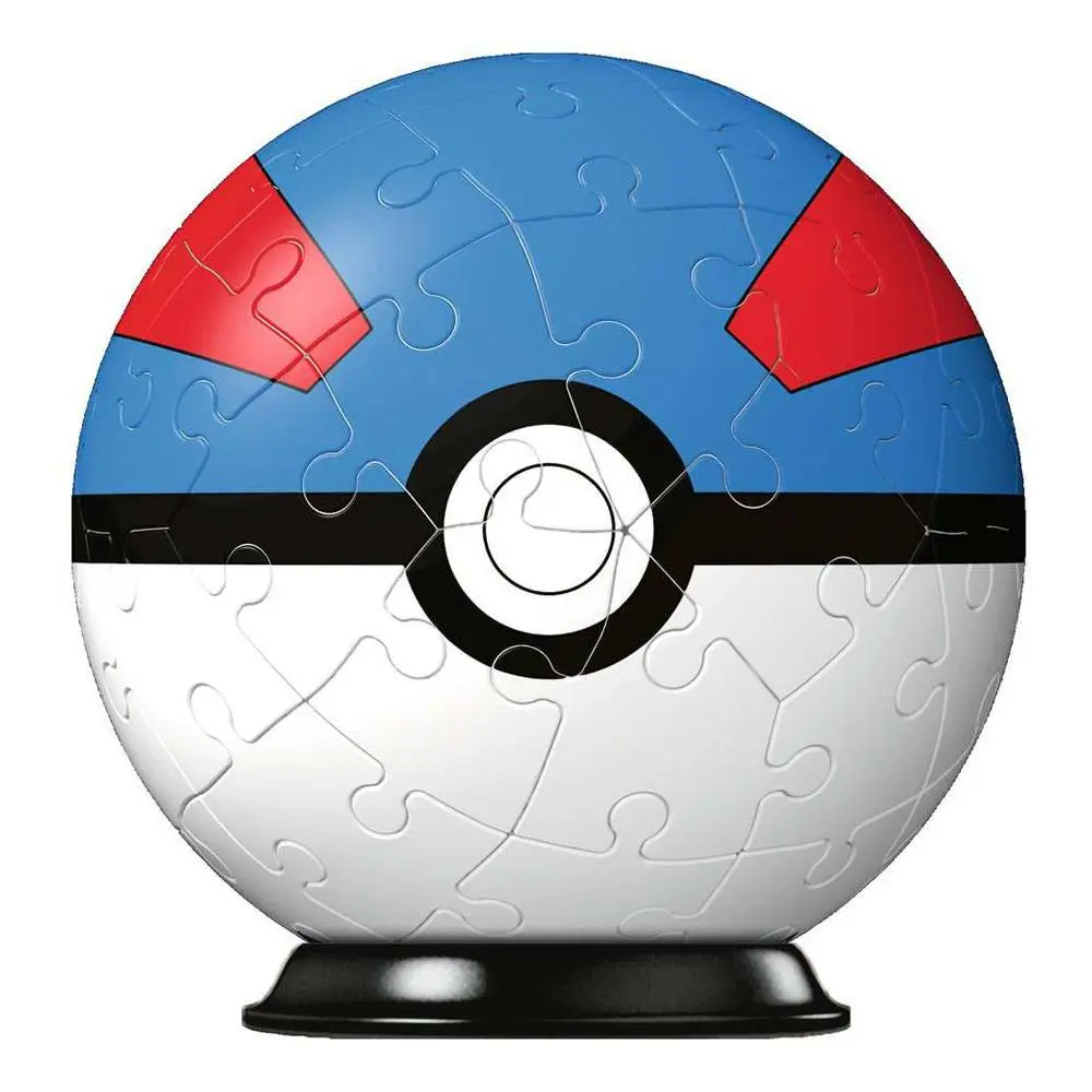 Pokémon 3D Puzzle Pokéballs: Great Ball (55 piese) poza produsului