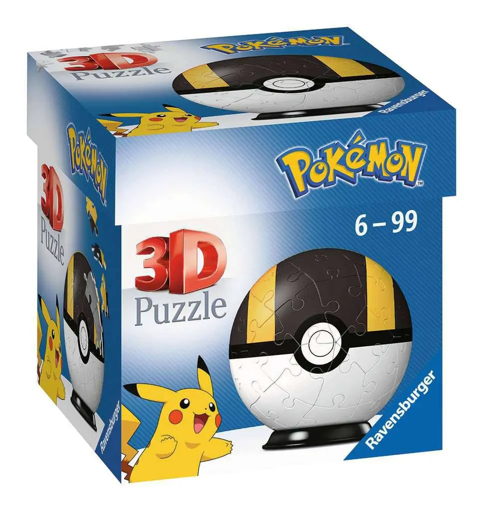 Pokémon 3D Puzzle Pokéballs: Ultra Ball (54 piese) poza produsului