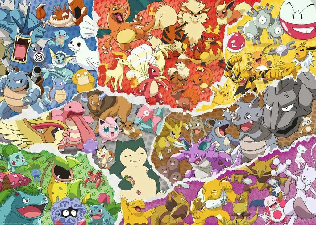 Puzzle tip jigsaw Pokémon Adventure (1000 piese) poza produsului