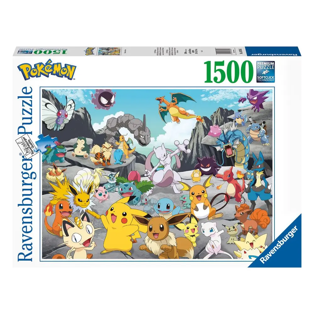 Puzzle Pokémon Clasice (1500 piese) poza produsului