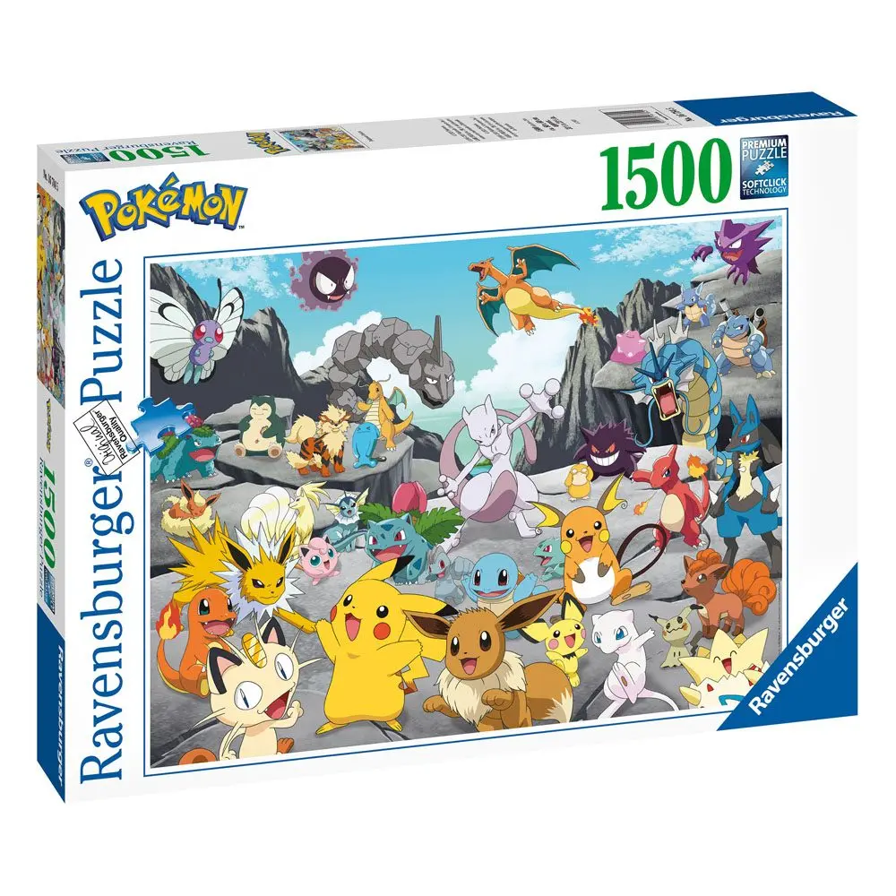 Puzzle Pokémon Clasice (1500 piese) poza produsului