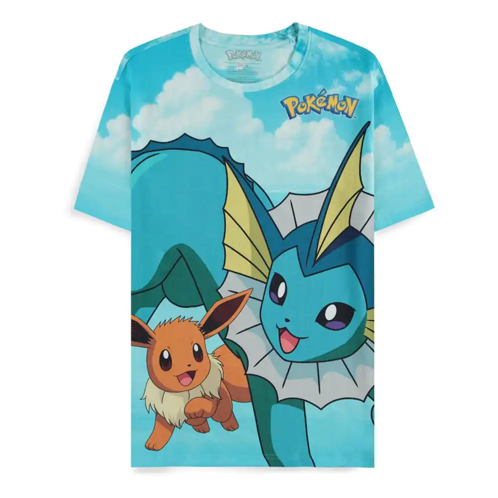 Tricou Pokémon Mirage AOP Eevee Evolutions poza produsului