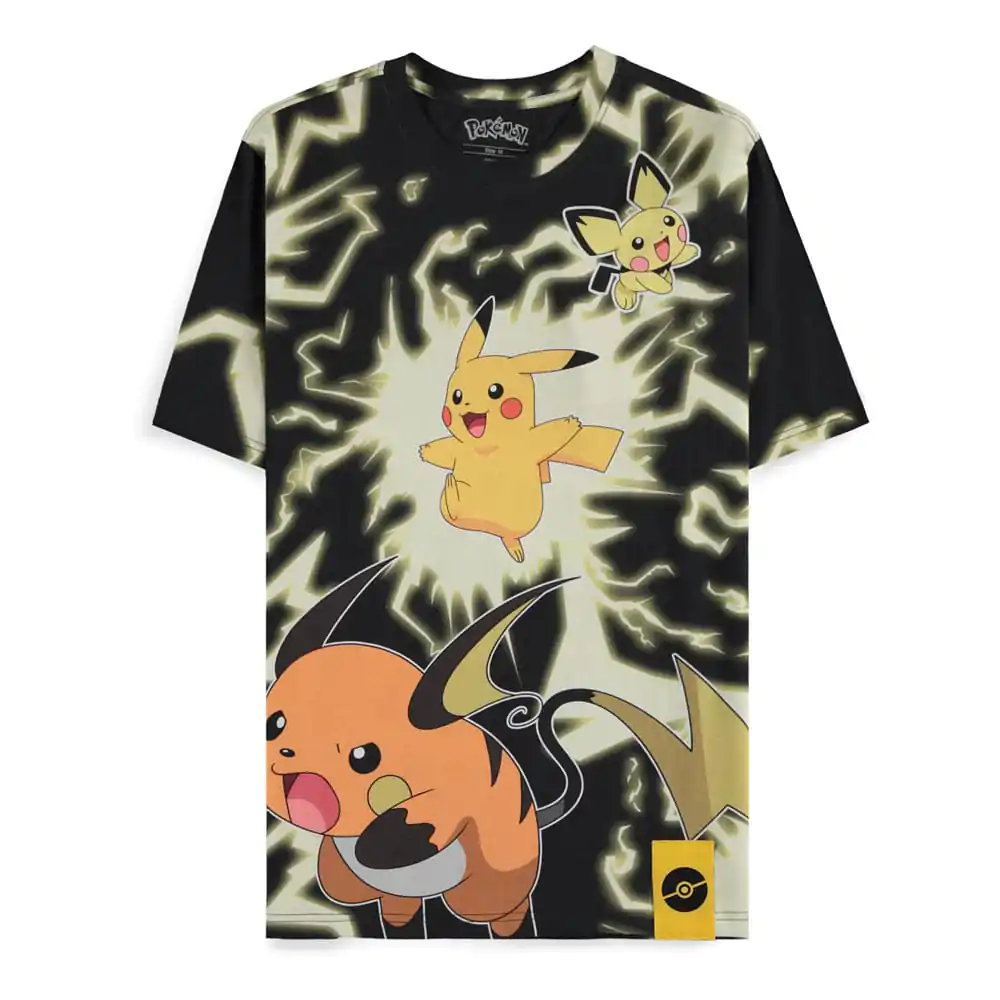 Pokémon Tricou Mirage AOP Pikachu Lightning poza produsului