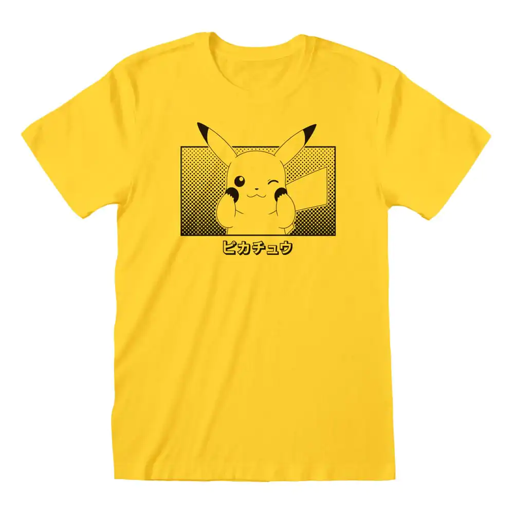 Tricou Pokemon Pikachu Katakana poza produsului