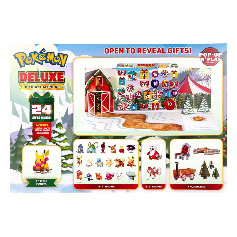 Pokemon Pop-Up 'N' Play Deluxe Advent Calendar Sarbatoare 2025 Versiune EN poza produsului