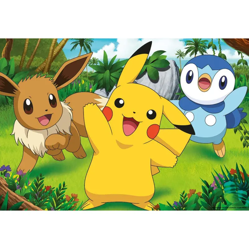 Pokémon Puzzle Jigsaw pentru Copii Pikachu & Friends (2 x 24 piese) poza produsului