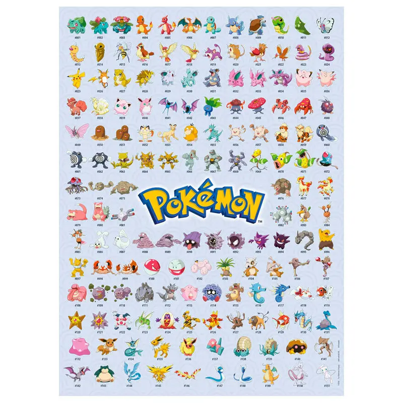 Puzzle cu piese Pokémon (500 piese) poza produsului