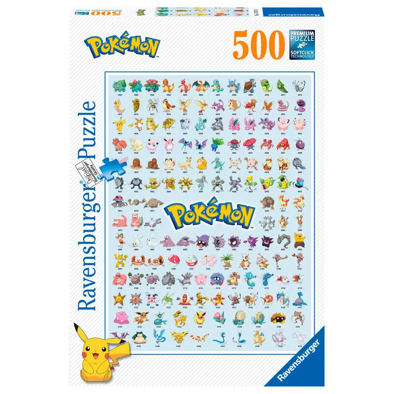 Puzzle cu piese Pokémon (500 piese) poza produsului