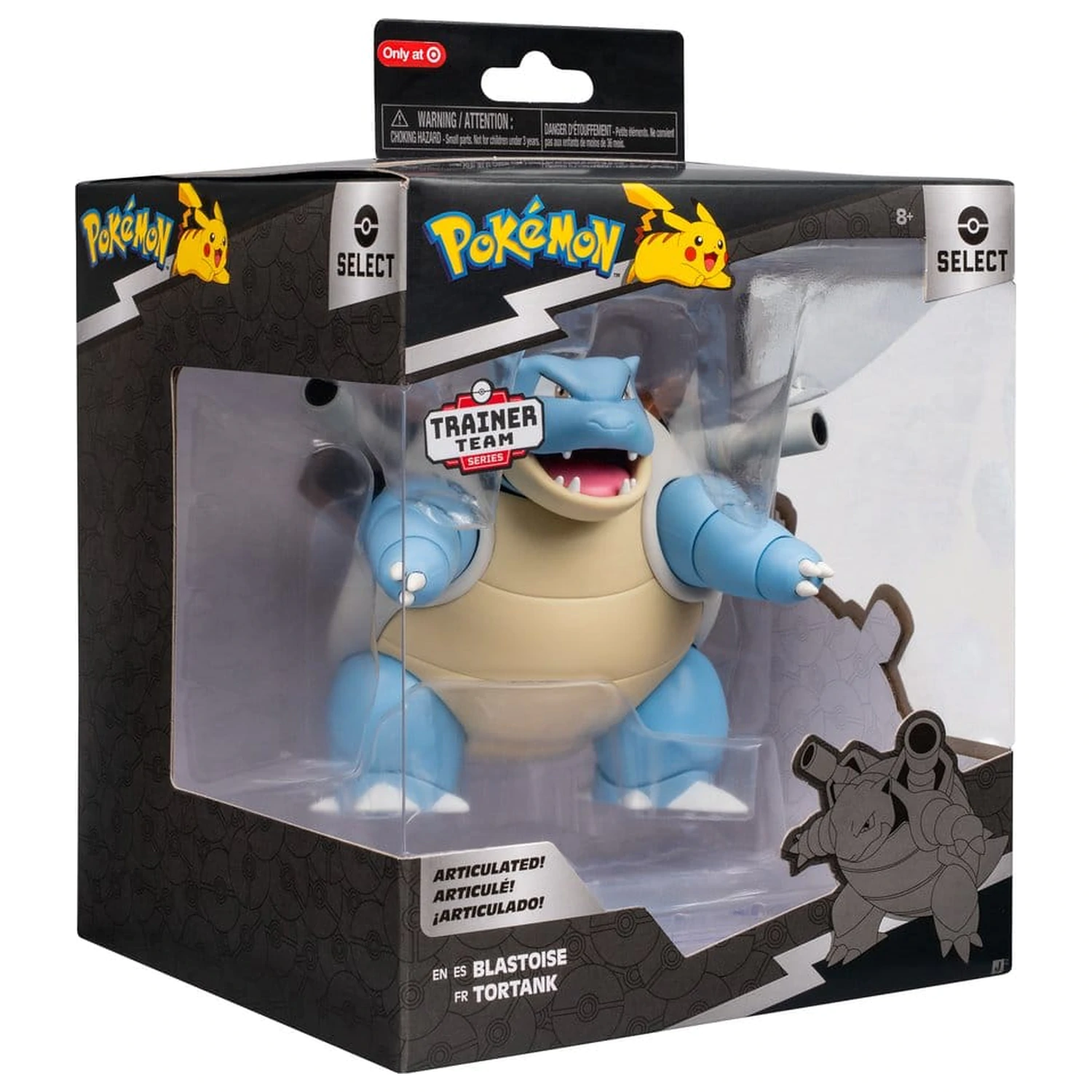Figurină de acțiune super-articulată Pokémon Select Blastoise poza produsului