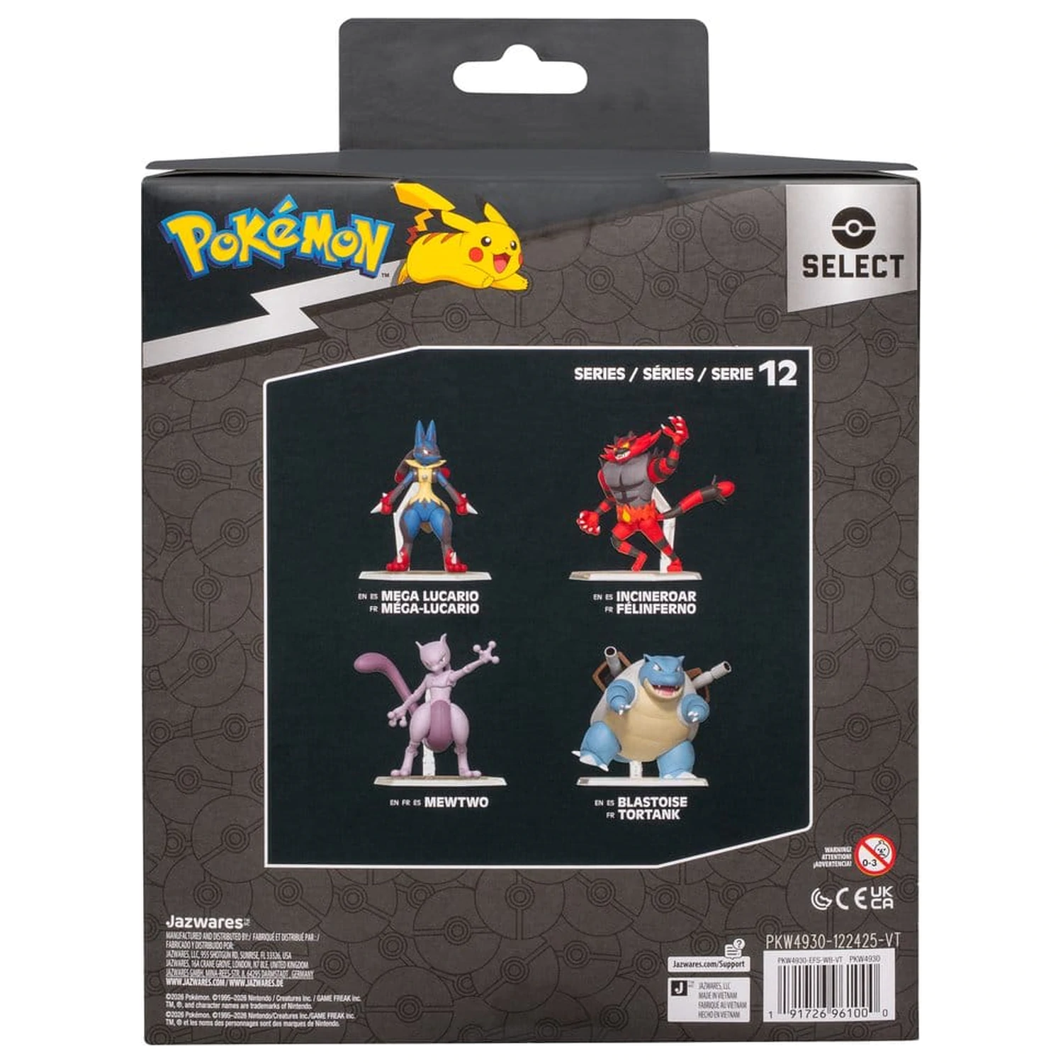 Figurină de acțiune super-articulată Pokémon Select Blastoise poza produsului