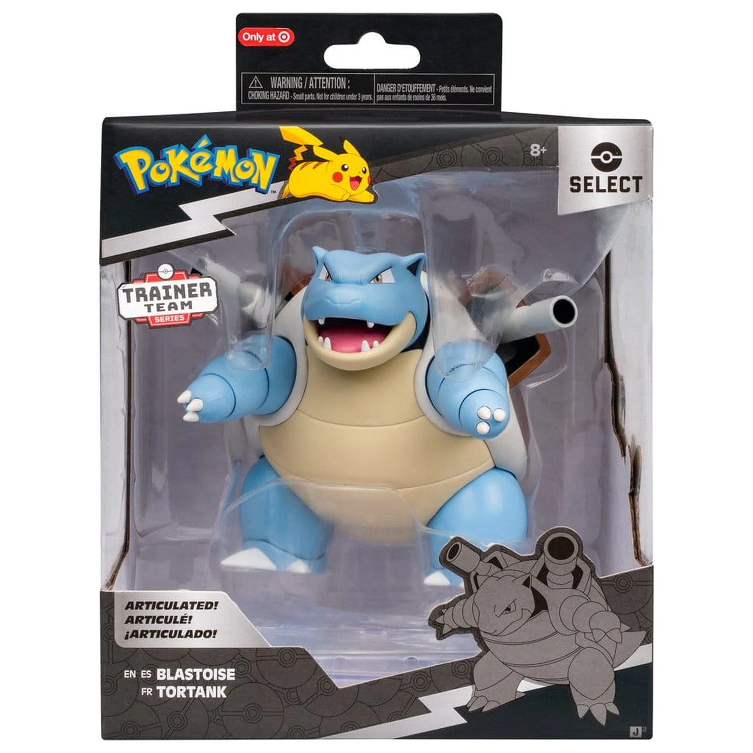 Figurină de acțiune super-articulată Pokémon Select Blastoise poza produsului