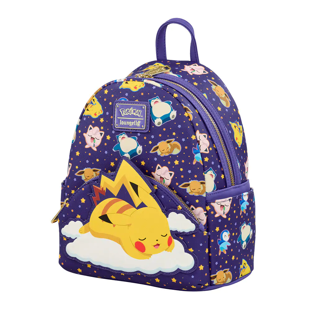Loungefly Pokemon Sleeping Pikachu and Friends rucsac poza produsului