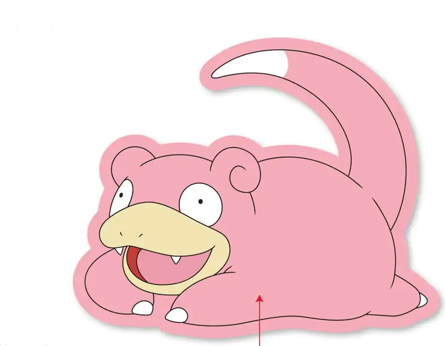 Pernă Pokemon Slowpoke 35 cm poza produsului