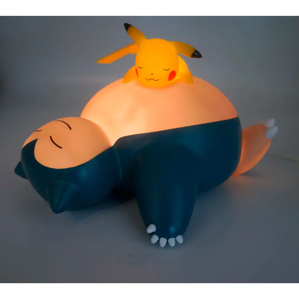 Pokémon LED Lampă Snorlax și Pikachu Dormind 25 cm poza produsului