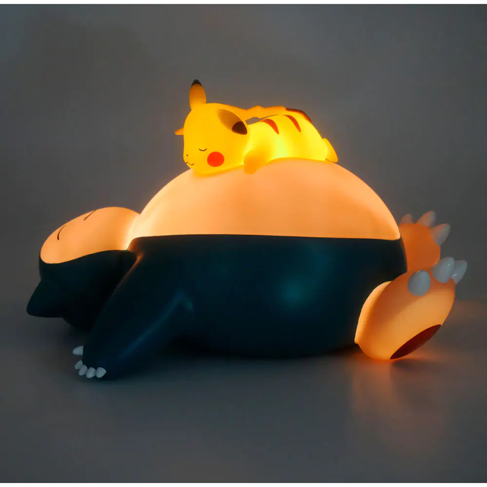 Pokémon LED Lampă Snorlax și Pikachu Dormind 25 cm poza produsului