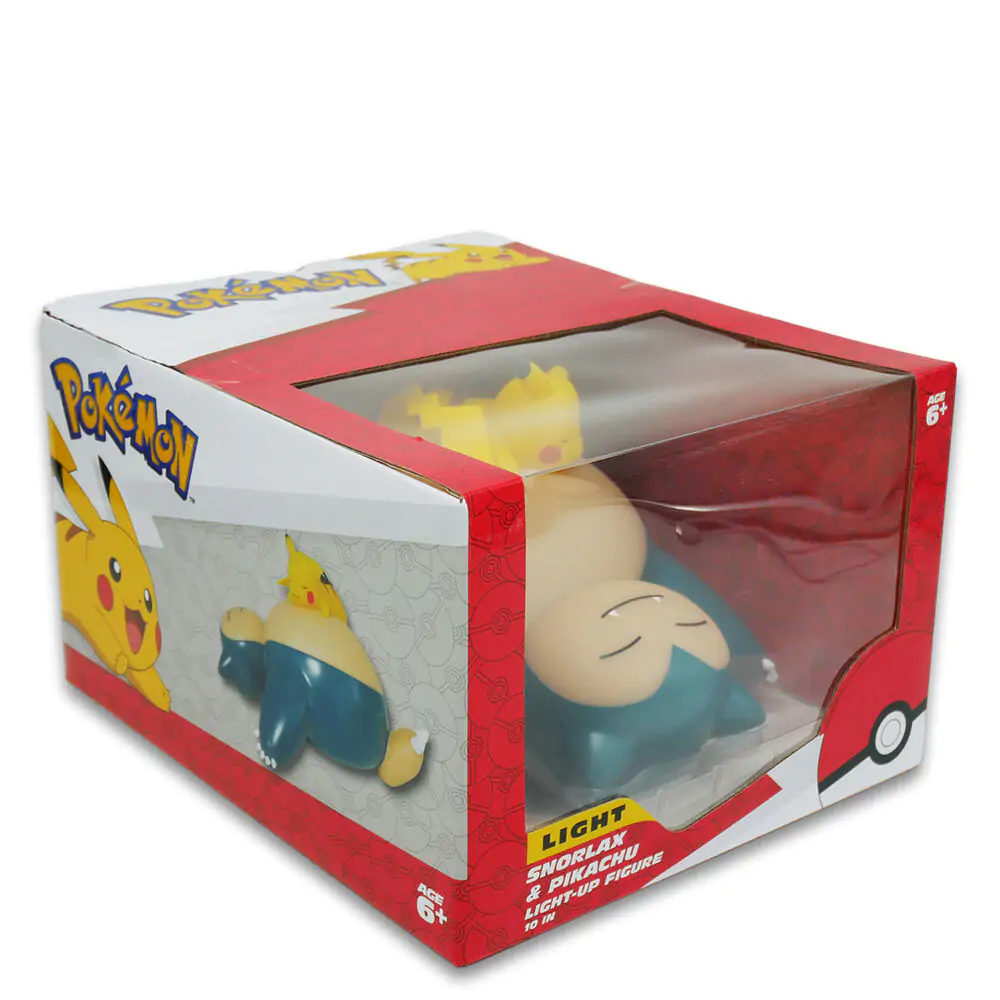 Pokémon LED Lampă Snorlax și Pikachu Dormind 25 cm poza produsului