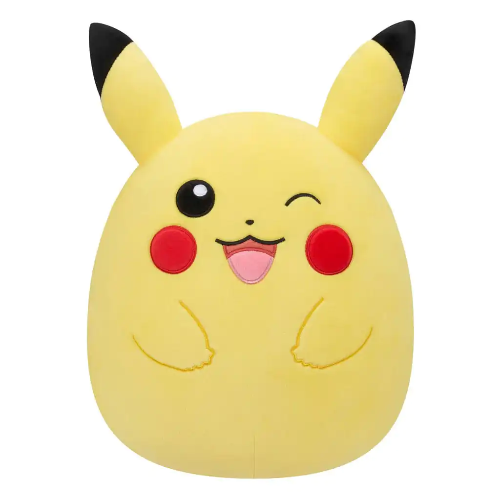 Figurină de pluș Pokémon Squishmallows Jumbo Winking Pikachu 51 cm poza produsului