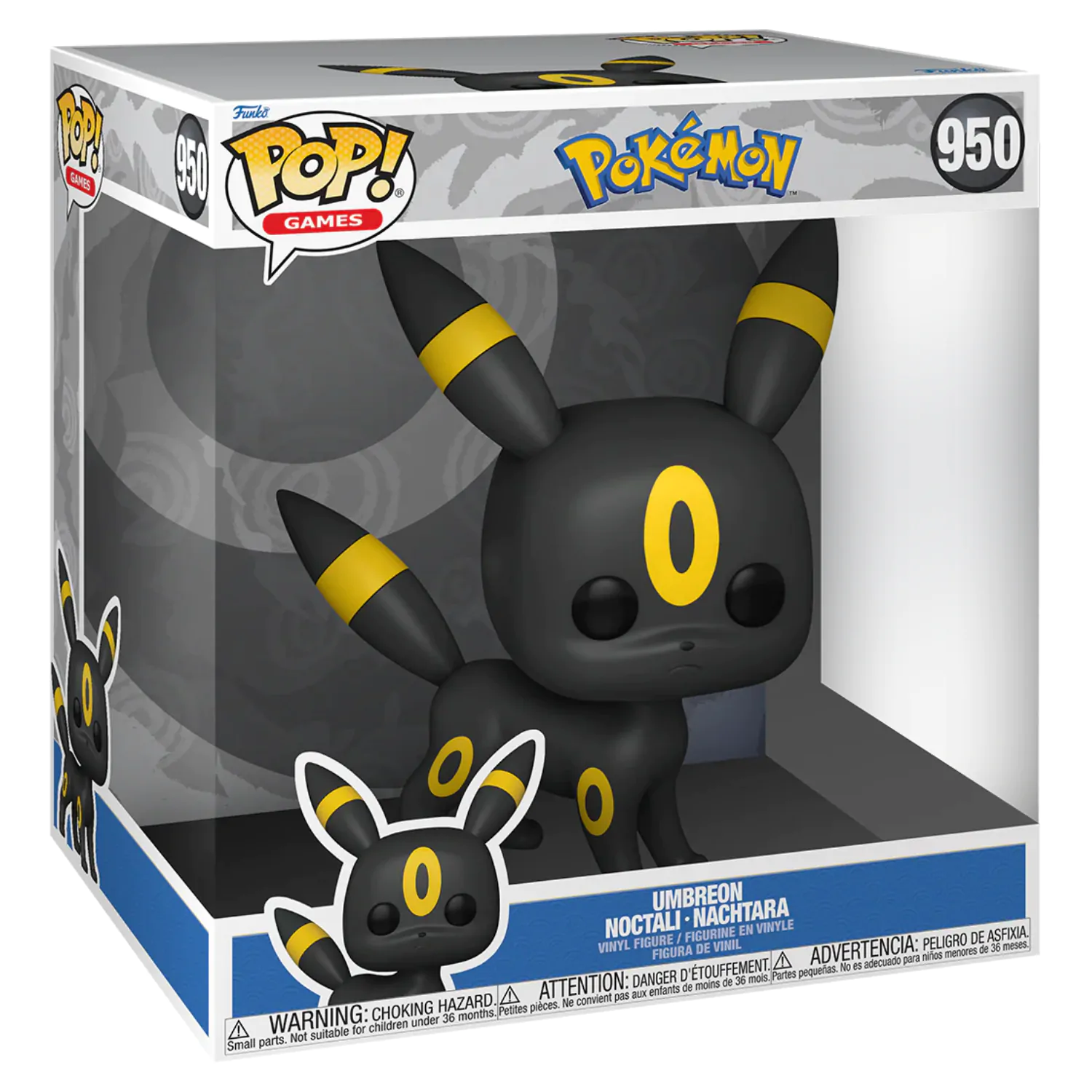 Figurină de vinil Funko POP! supradimensionată jumbo Pokemon Umbreon (EMEA) 25 cm poza produsului
