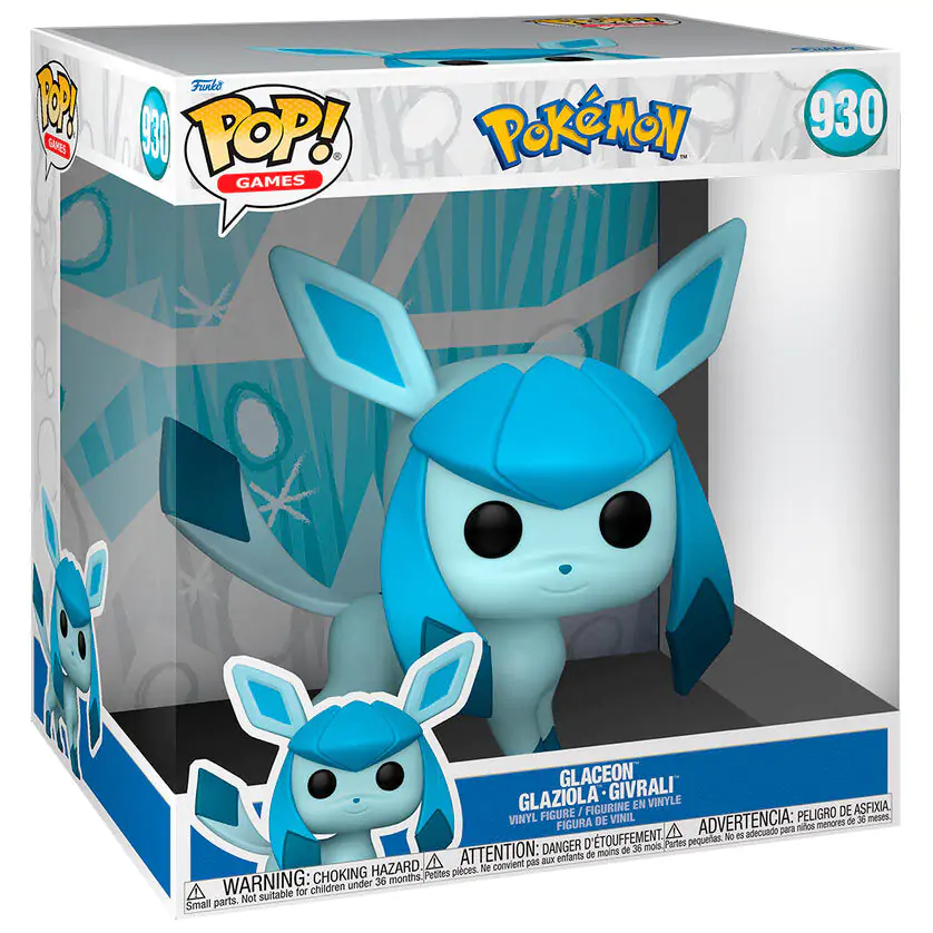 Figurină de vinil Pokemon Super Mărime Jumbo POP! Glaceon (EMEA) 25 cm poza produsului