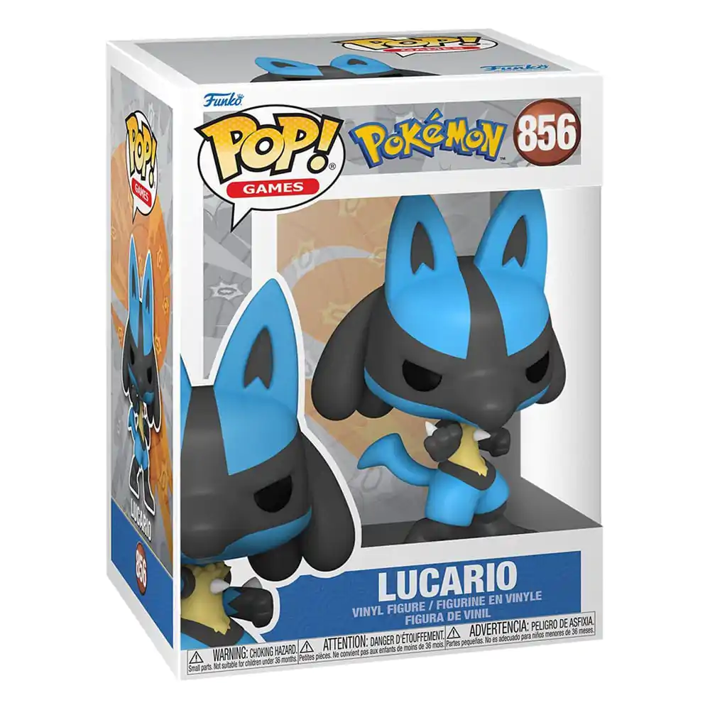 Pokemon Super Dimensiune Jumbo Funko POP! Figurina Vinil Lucario (EMEA) 25 cm poza produsului