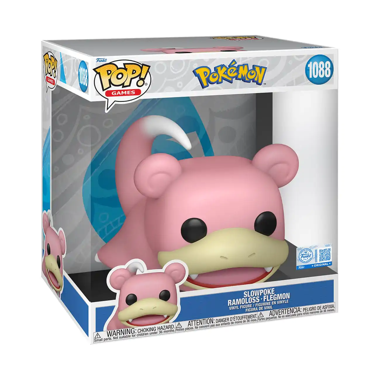 Pokemon Super Sized Jumbo Funko POP! Figurina de vinil Slowpoke 25 cm poza produsului