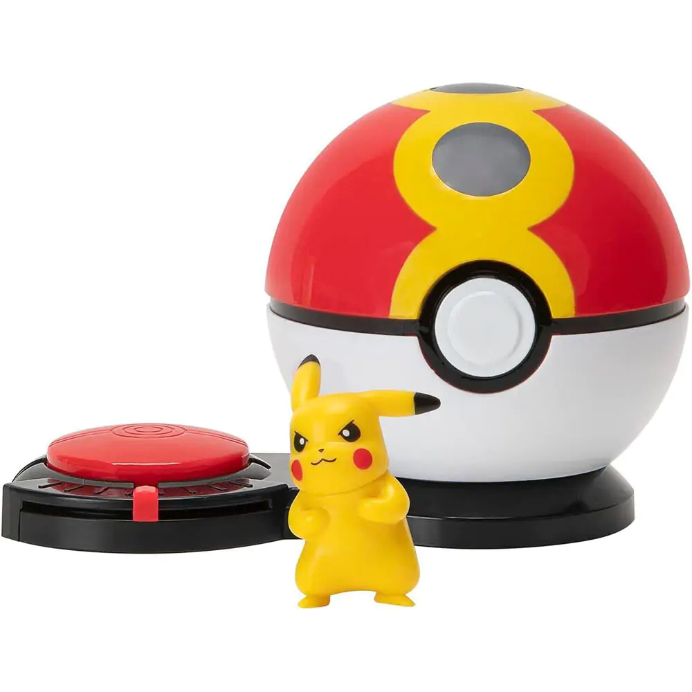 Jocul Atac Surpriză Pokémon Pikachu #2 cu Quick Ball contra Bulbasaur #3 cu Poké Ball poza produsului