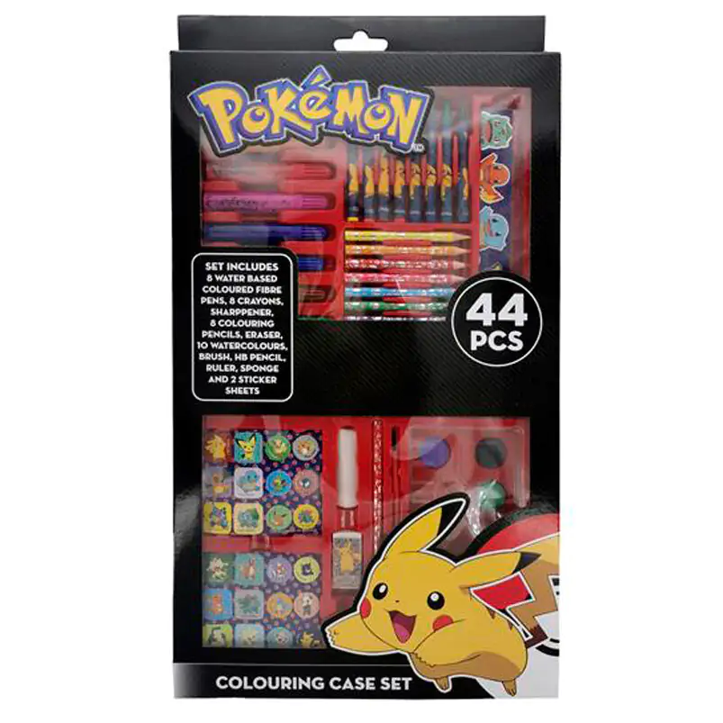 Valiză de artă Pokemon 44 buc poza produsului