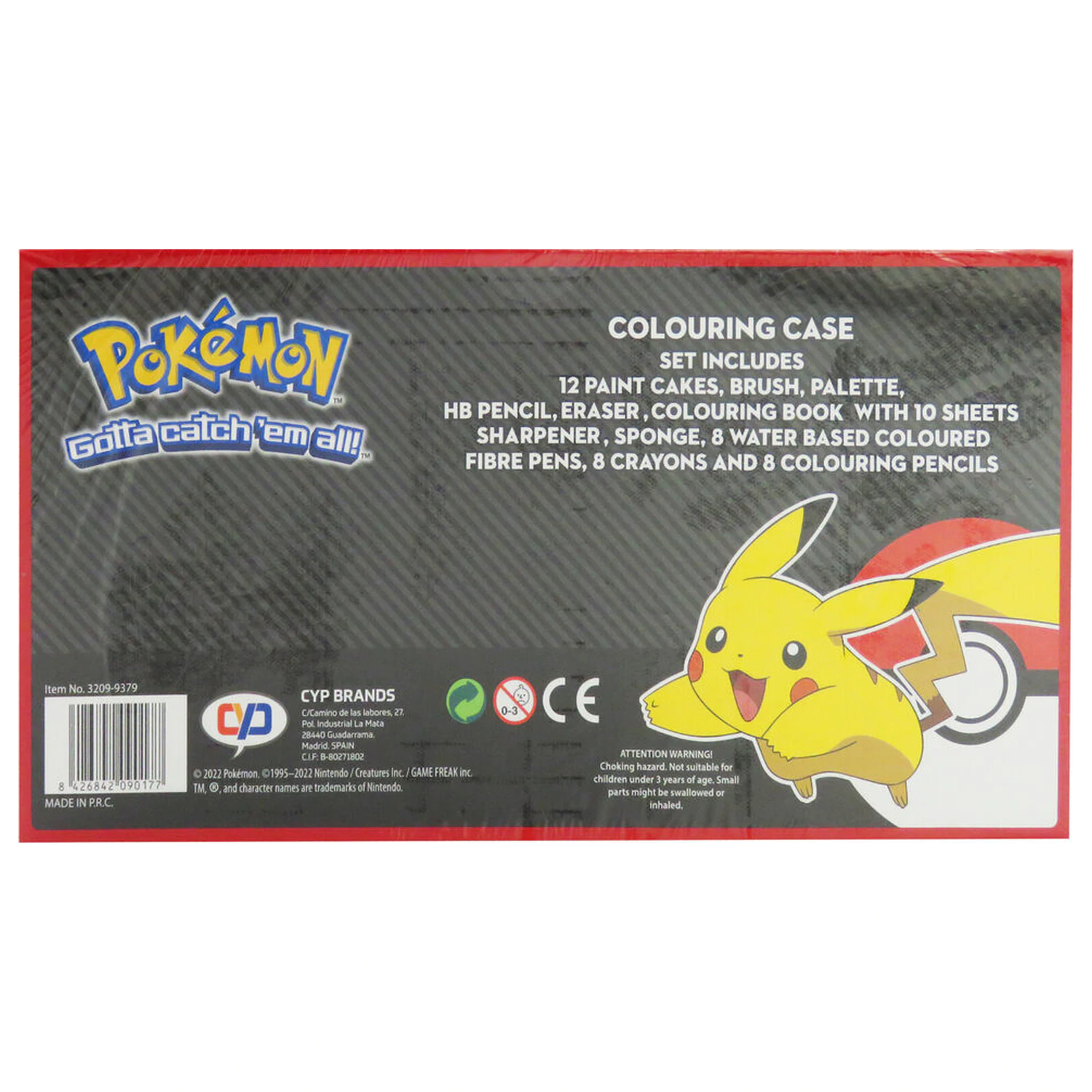 Pokemon art briefcase 52 piese poza produsului