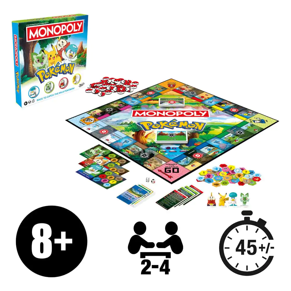 Joc de societate Pokémon Monopoly *Versiune în engleză* poza produsului