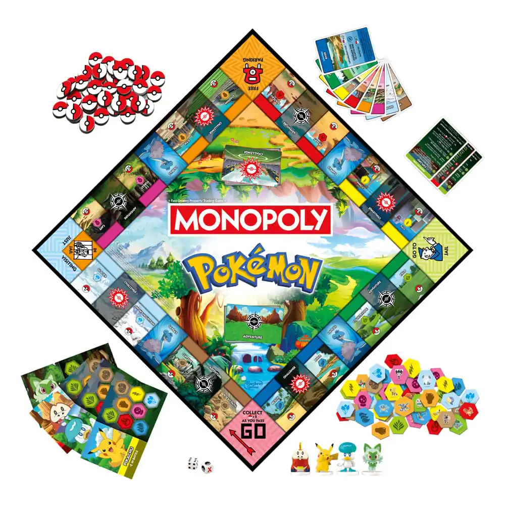 Joc de societate Pokémon Monopoly *Versiune în engleză* poza produsului