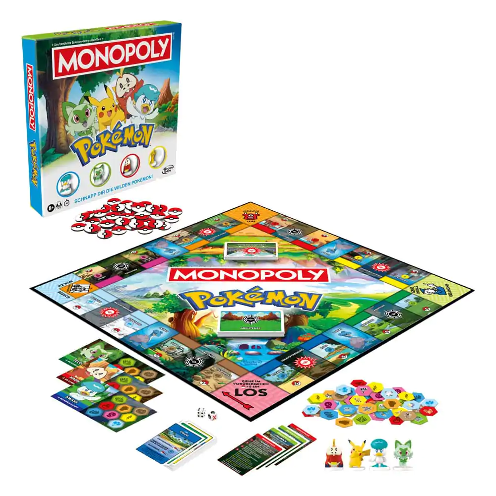 Joc de societate Pokémon Monopoly *Versiunea germană* poza produsului