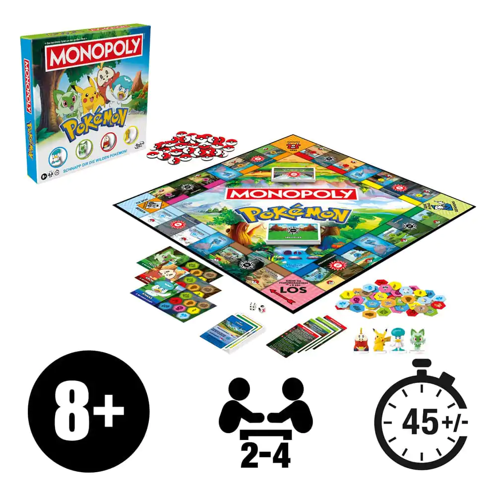 Joc de societate Pokémon Monopoly *Versiunea germană* poza produsului