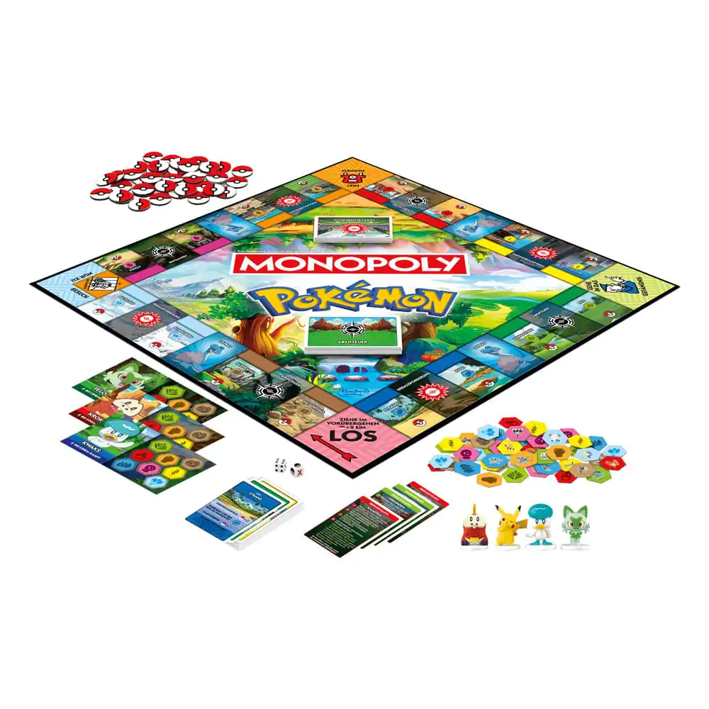 Joc de societate Pokémon Monopoly *Versiunea germană* poza produsului