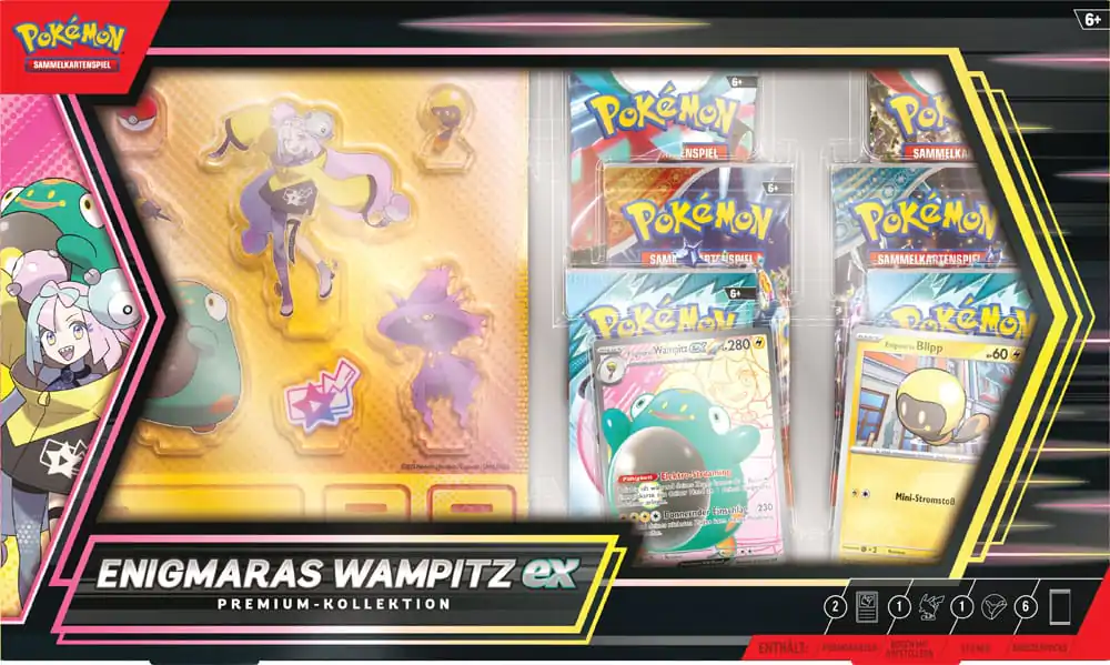 Colecție Premium Pokémon TCG EX Einigmaras Wampitz 2025 *Versiune Germană* poza produsului