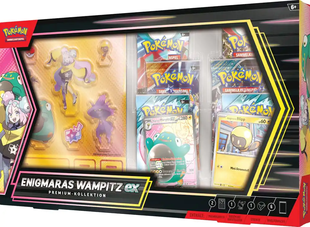 Colecție Premium Pokémon TCG EX Einigmaras Wampitz 2025 *Versiune Germană* poza produsului