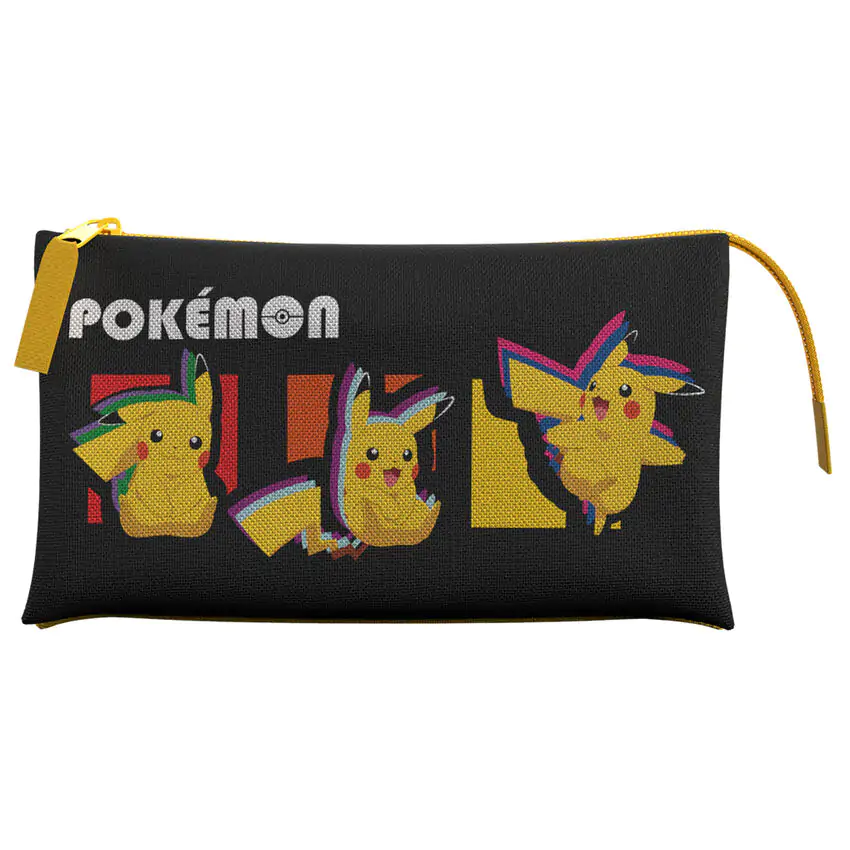 Pokemon etui triplu pentru creioane poza produsului