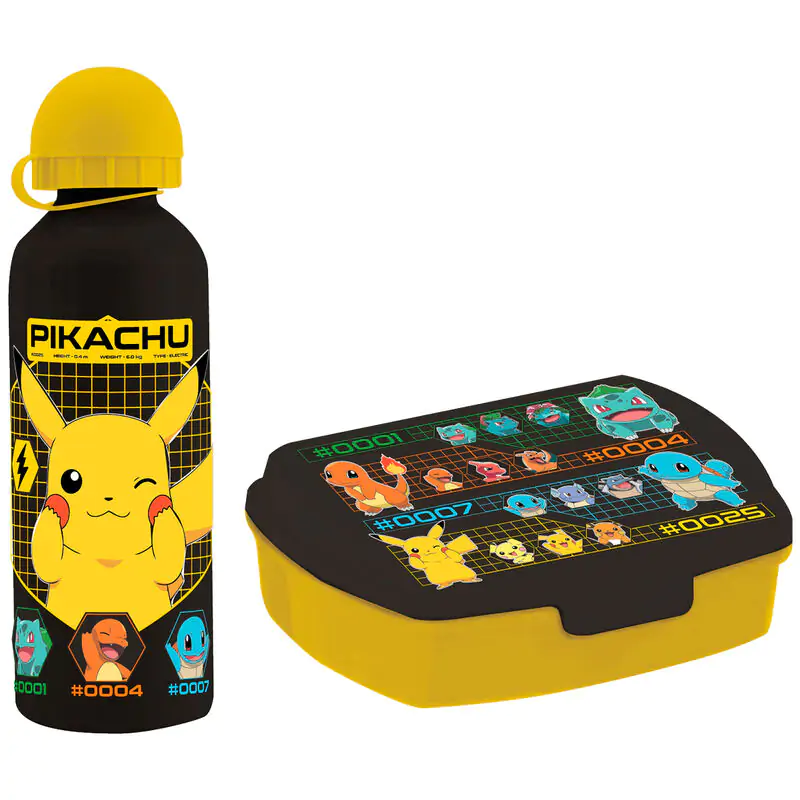 Cutie de prânz Pokemon + sticlă de aluminiu 500ml set poza produsului