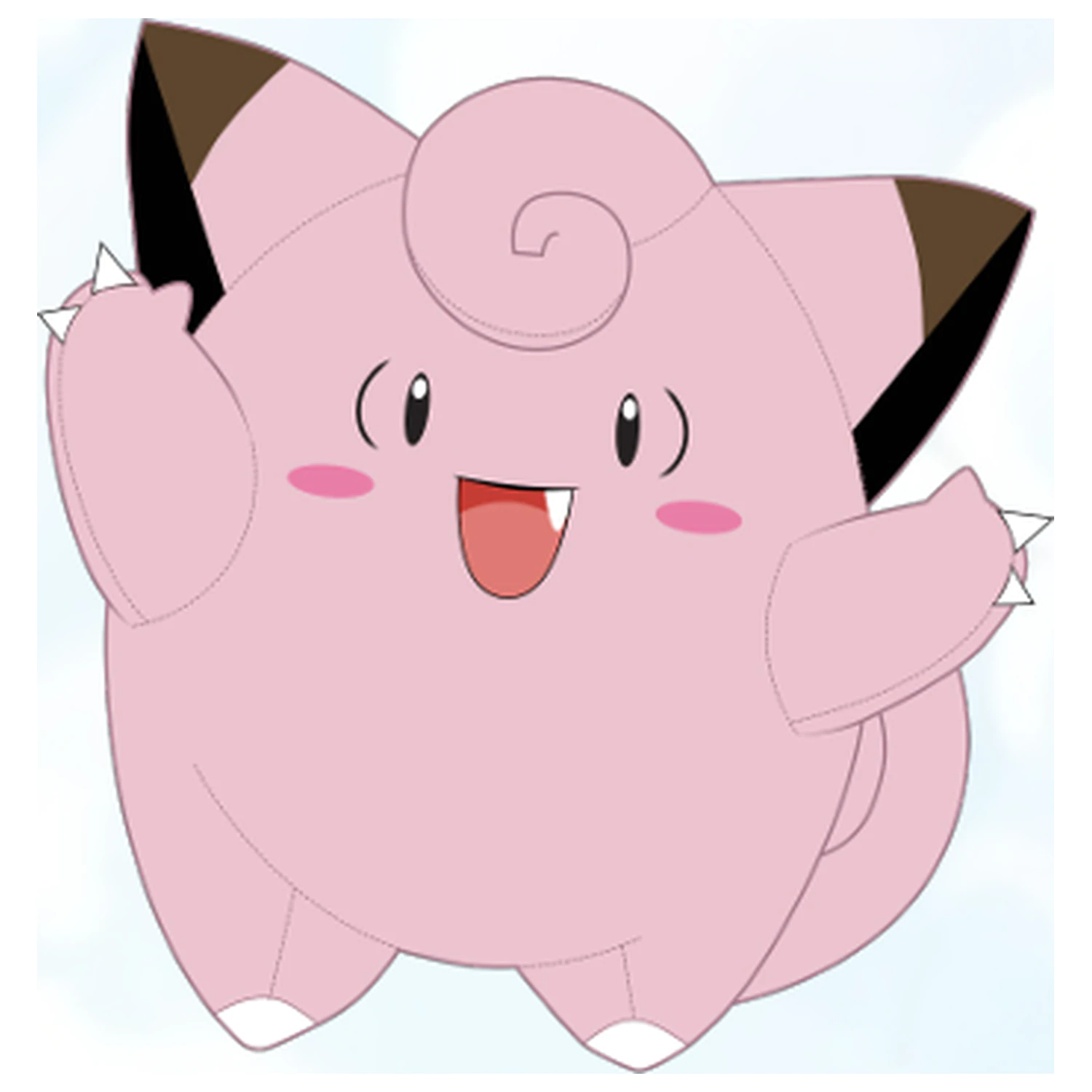 Jucarie de plus Pokemon Valentines Clefairy 20cm poza produsului