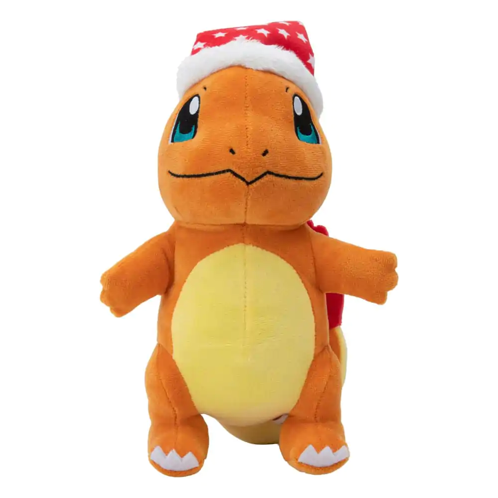 Figurină de pluș Pokémon Charmander de iarnă cu căciulă de Crăciun 20 cm poza produsului