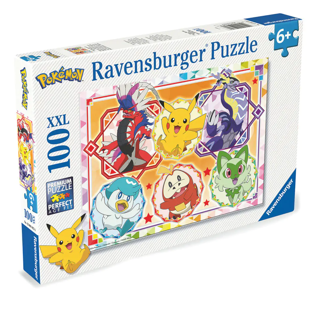 Pokemon puzzle XXL 100 de piese poza produsului