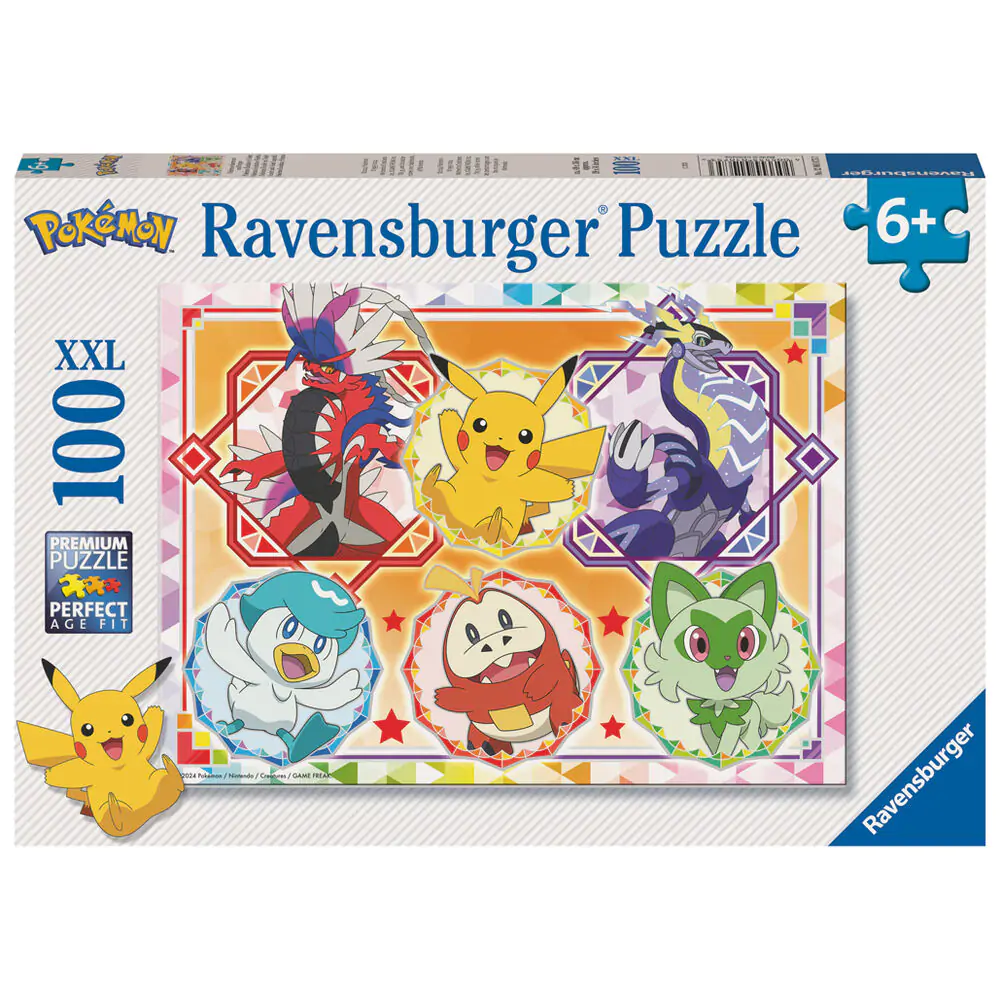 Pokemon puzzle XXL 100 de piese poza produsului