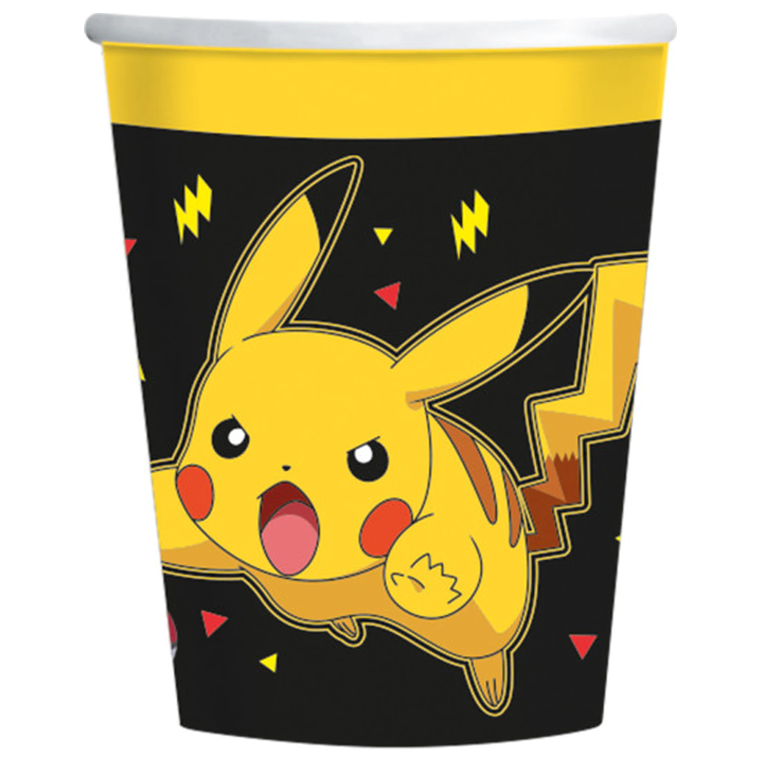 Pokémon Yellow Thunder pahare de hartie 8 bucati 237 ml poza produsului