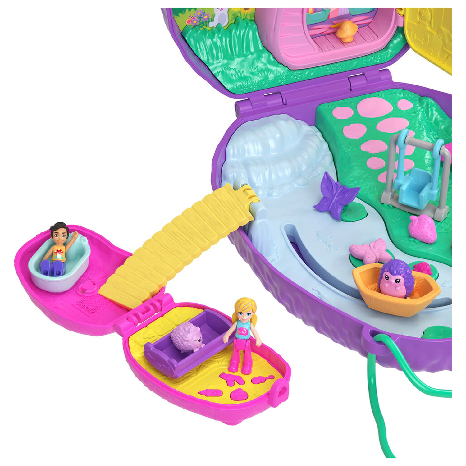 Polly Pocket Mama Hedgehog and Baby set de joaca poza produsului