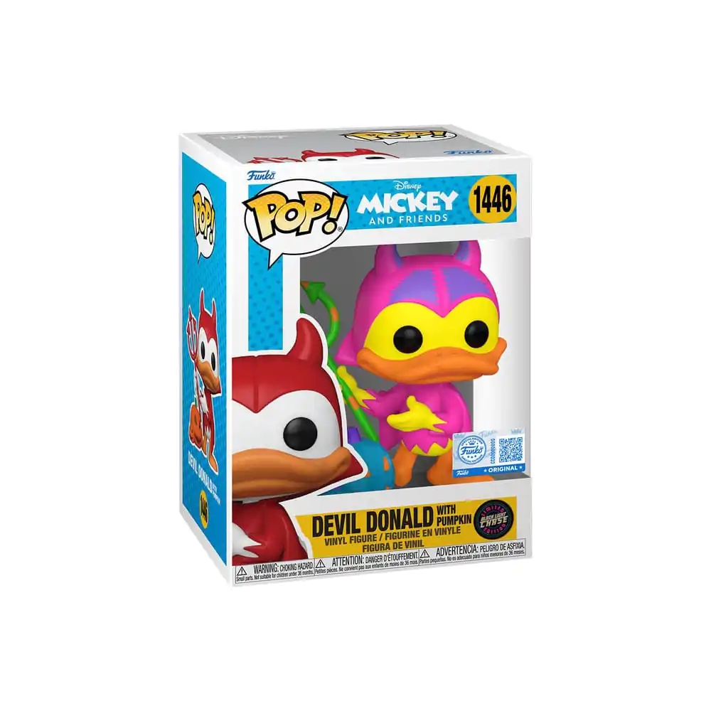 Pop! Disney: Devil Donald cu Blacklight Chase 5 + 1 Set poza produsului