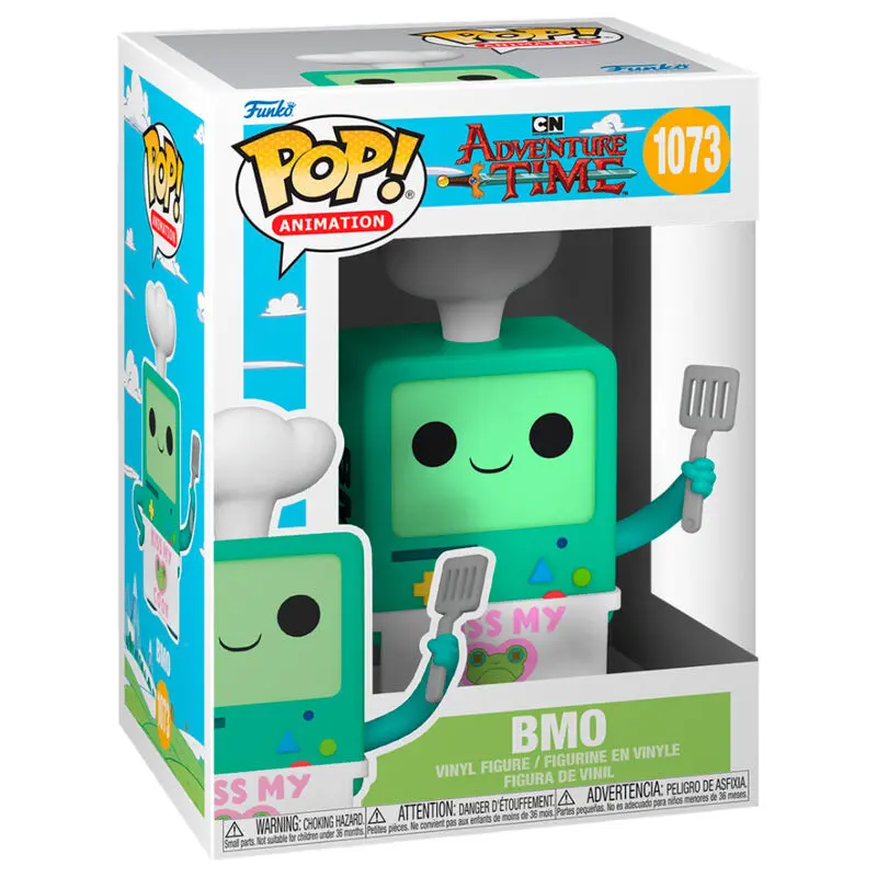 Adventure Time POP! Animatie figurina din vinil BMO Kiss my Cook 9 cm poza produsului