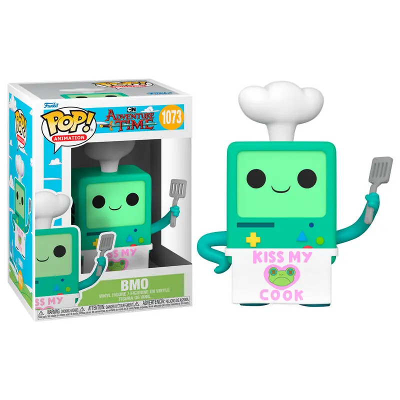 Adventure Time POP! Animatie figurina din vinil BMO Kiss my Cook 9 cm poza produsului