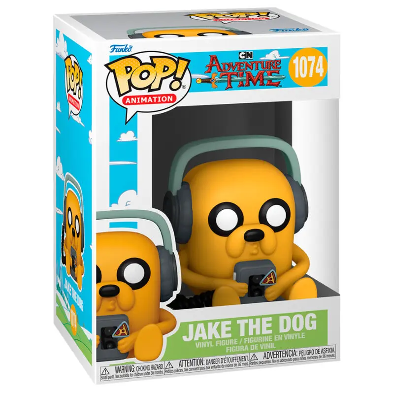 Adventure Time POP! Animatie Figura de vinil Jake with Cassette Player 9 cm poza produsului