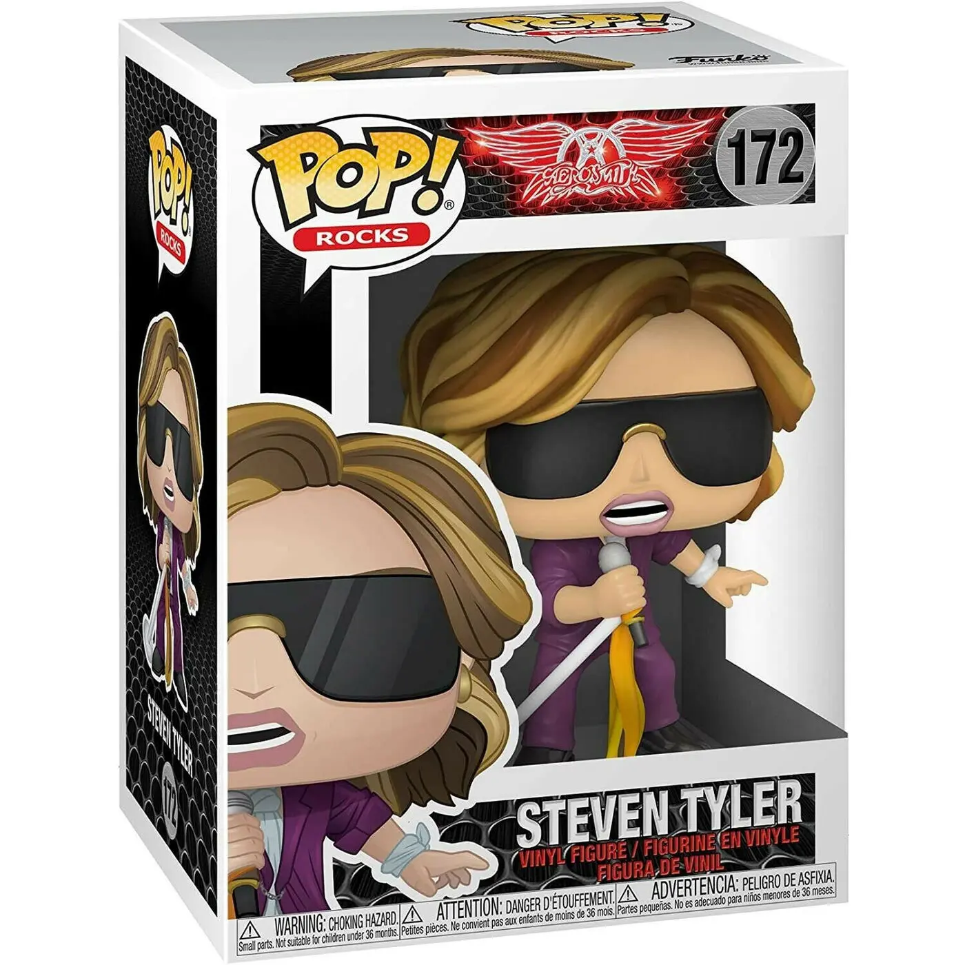 Figurină de vinil Aerosmith POP! Rocks Steven Tyler 9 cm poza produsului